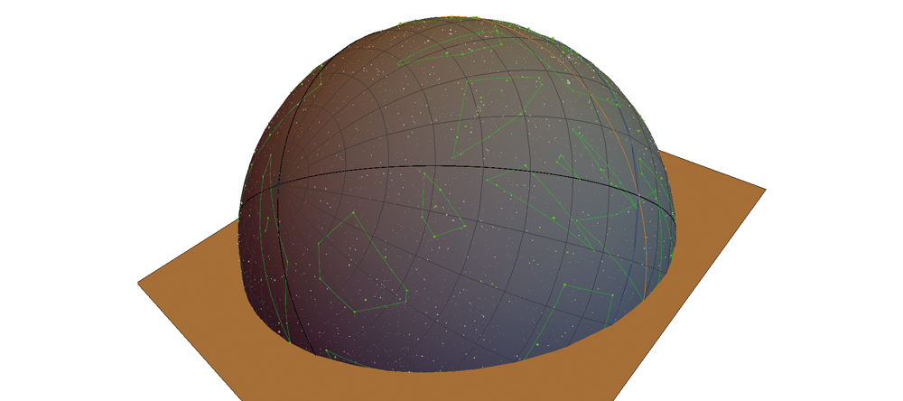 Globe based on Hipparchus of Nicaea | Author: Susanne M. Hoffmann | Copyright: Susanne M. Hoffmann Globe based on Hipparchus of Nicaea | Author: Susanne M. Hoffmann | Copyright: Susanne M. Hoffmann