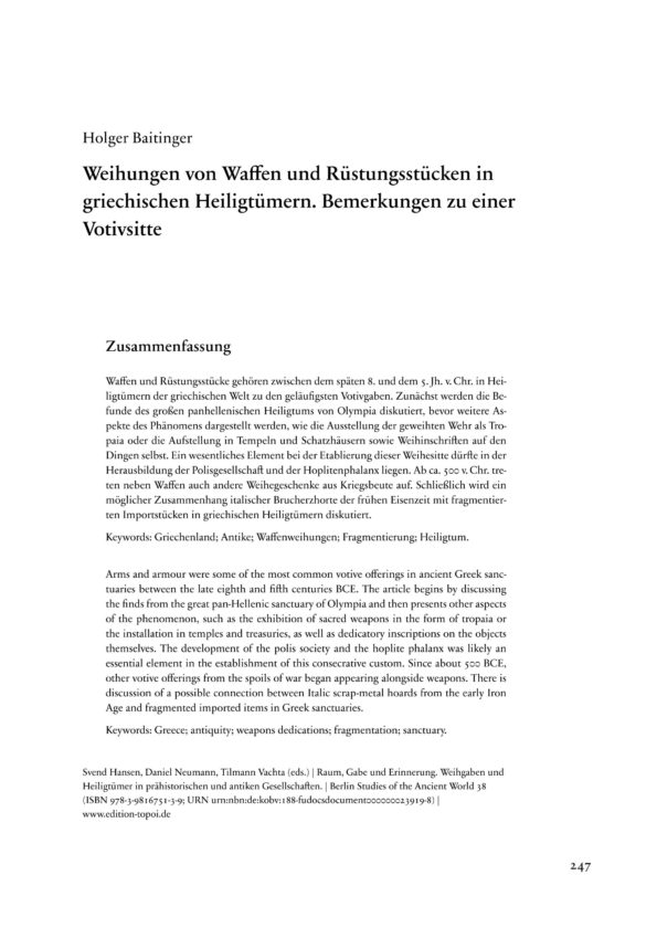 Baitinger, Holger