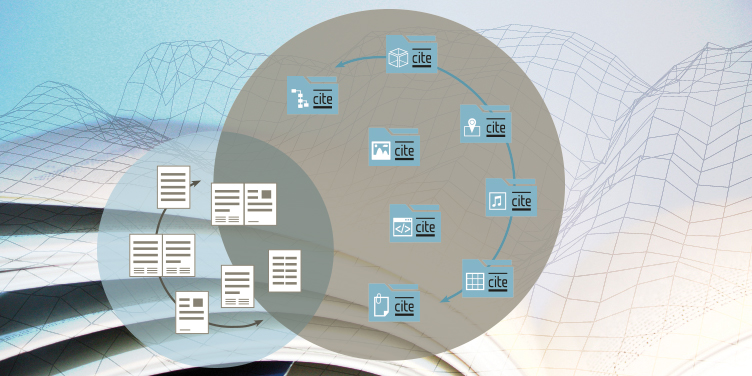 Digitales Netzwerk mit Citables