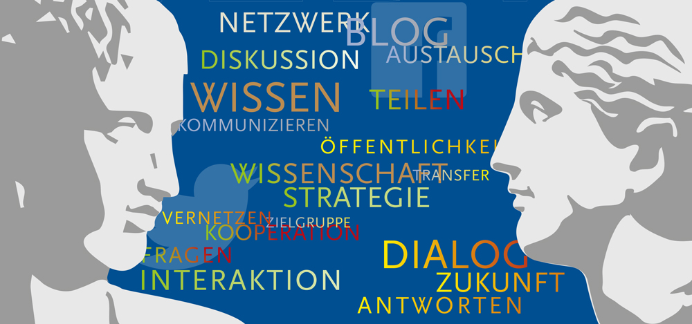 Social Media in den Altertumswissenschaften: Veranstaltungsflyer