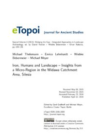 Cover eTopoi Special Volume 4 Artikel Thelemann et al