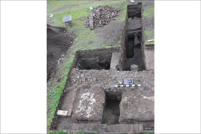 Excavation of the Stabian Baths in Pompeii | © Monika Trümper